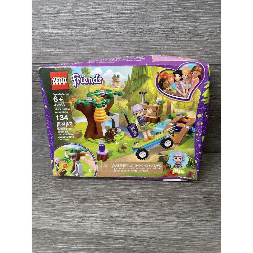 Lego Friends 41363 Mia's Forest Adventure 134pcs New Sealed 2019